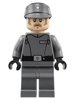 LEGO Minifigure -- Imperial Recruitment Officer (Chief / Navy Captain)-Star Wars / Star Wars Solo -- sw0913 -- Creative Brick Builders